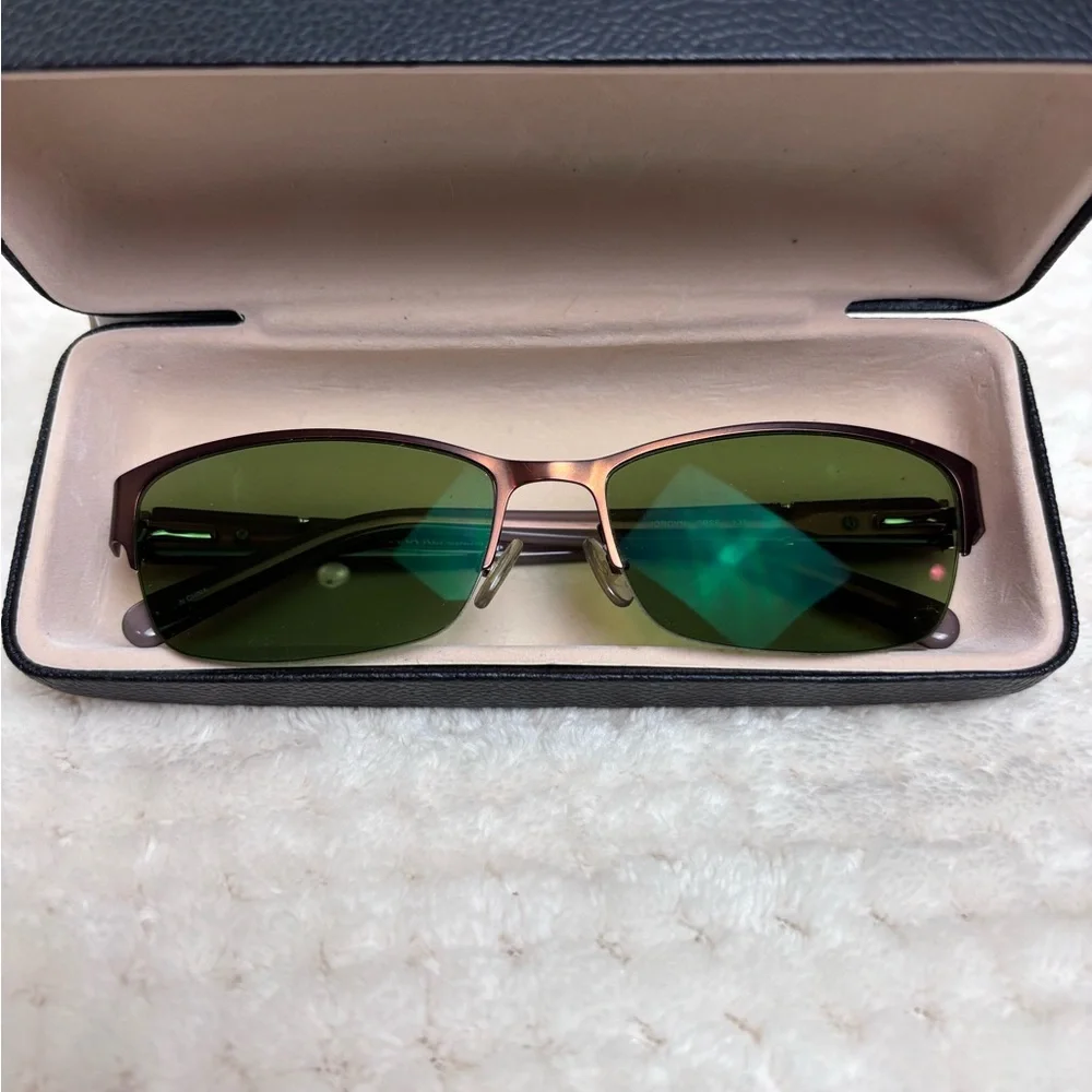 Banana Republic Bronze Half-Rim Sunglasses